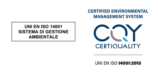 Logo ISO 14001:2015 - n. 2764 EM/E